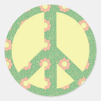 Blume Peace Sign Sticker