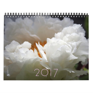 Blume Peony anpassbarer Jahreskalender Kalender