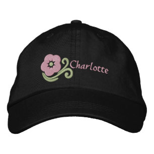Blume Personalisiert Bestickte Kappe
