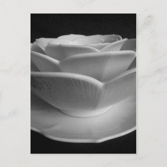 Blume Petal Bowls Postkarte (Vorderseite)