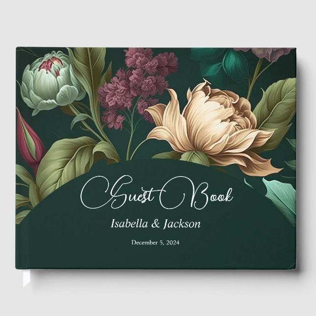 Blume Petals Gästebuch (Vorderseite)