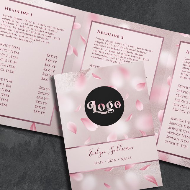 Blume Petals Imitate Fox Trifold Broschüre (Von Creator hochgeladen)