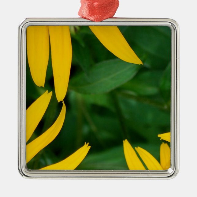 Blume Petals Ornament Aus Metall (Vorne)