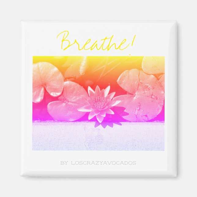 Blume Pflanze Magnet für stilisierte Luft (Vorne)