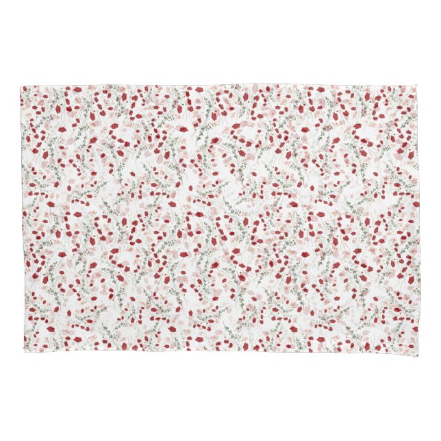 Blume Pillowcases Kissenbezug (Vorderseite-Links)