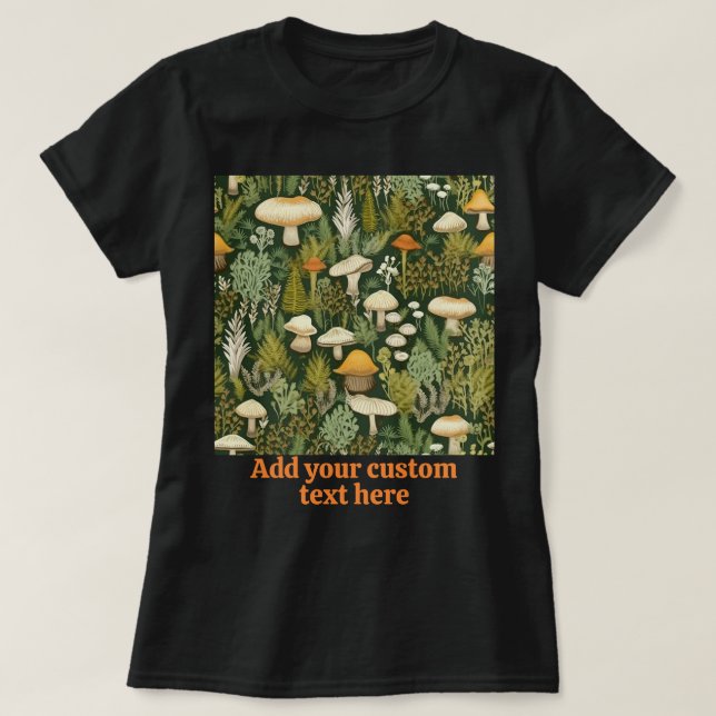 Blume Pilzblumenkern, Naturlandschaft Lover T-Shirt (Design vorne)