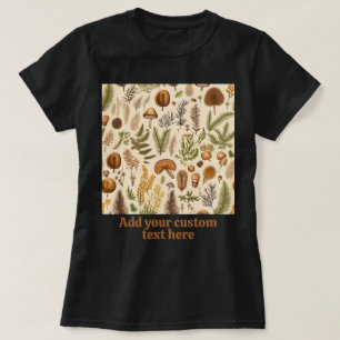 Blume Pilzblumenkern, Naturlandschaft Lover T-Shirt
