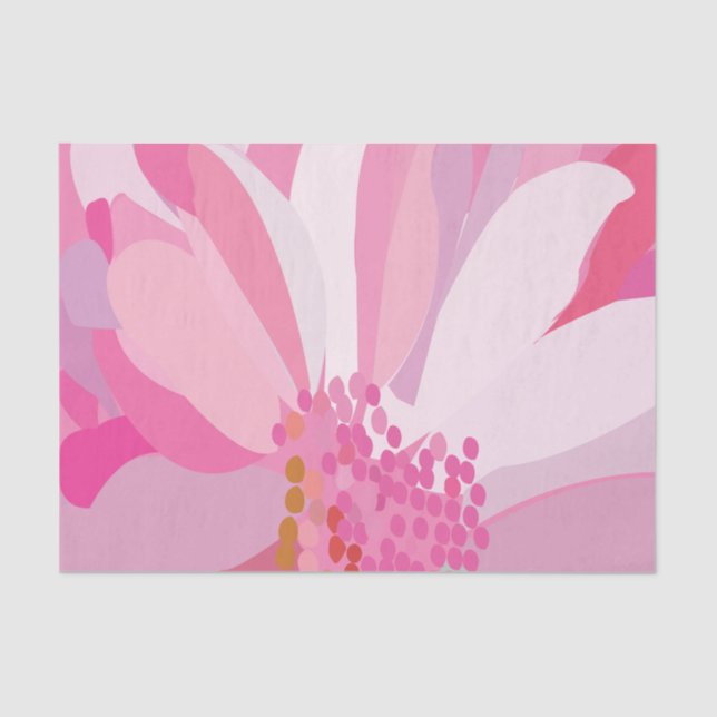 Blume Pink Daisy Blume Seidenpapier (Vorderseite)