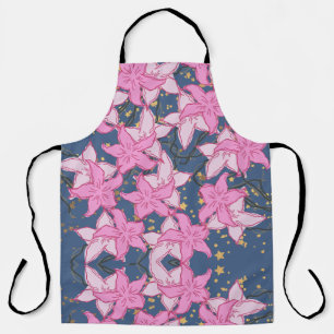 BLUME PINK - FLORALLE PATTERSCHÜRZE SCHÜRZE