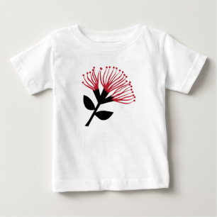 Blume Pohutukawa, Neuseeland Baby T-shirt