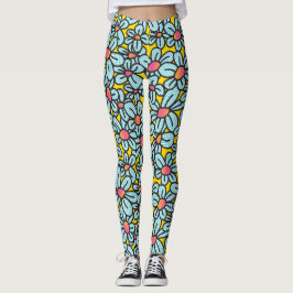 Blume Pop (gelb) Leggings