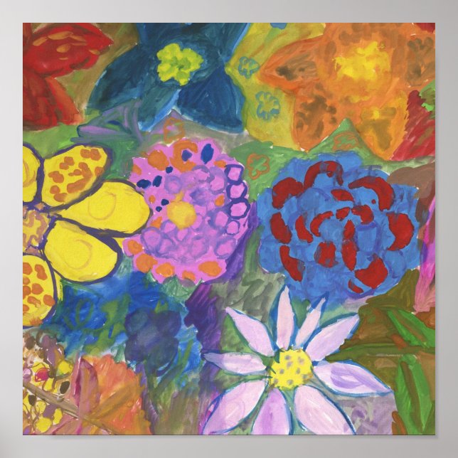 Blume Poster (Vorne)