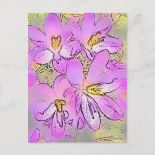 BLUME POSTKARTE