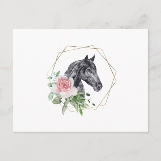 Blume Postkarte (Vorderseite)