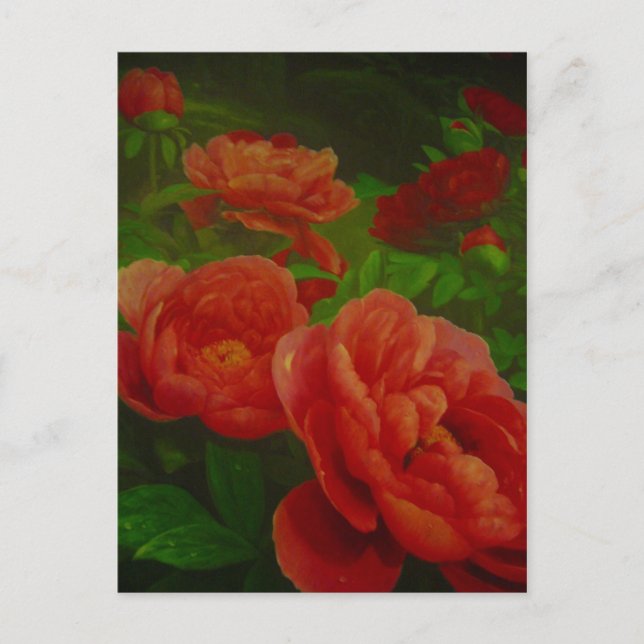 Blume Postkarte (Vorderseite)