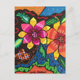 Blume Postkarte
