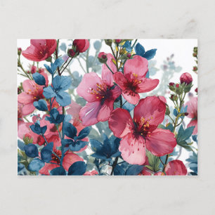 Blume Postkarte