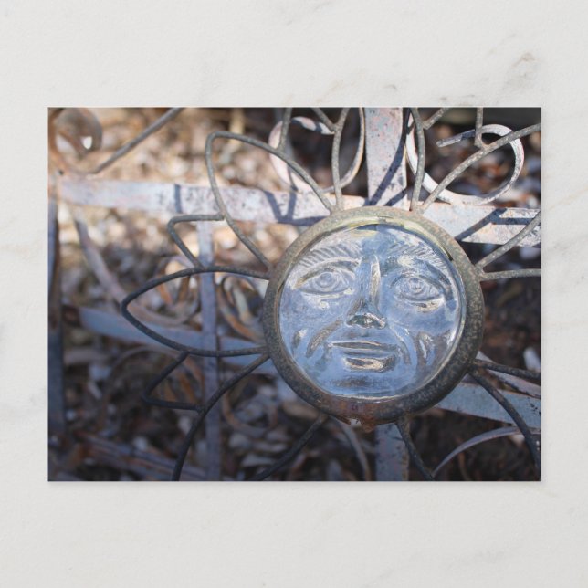 Blume Postkarte (Vorderseite)