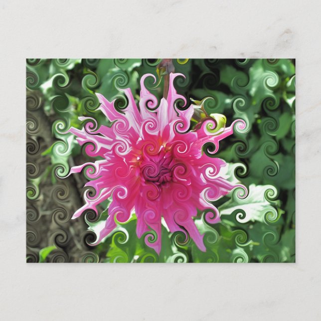BLUME POSTKARTE (Vorderseite)