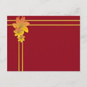 Blume Postkarte