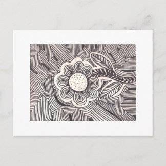 Blume Postkarte
