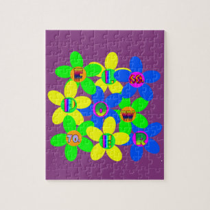 Blume Power 60er-70er 2 Puzzle