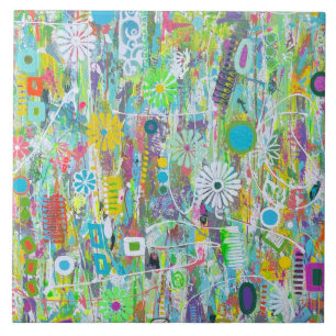 Blume Power 6 x 6 Keramiken Tile Fliese