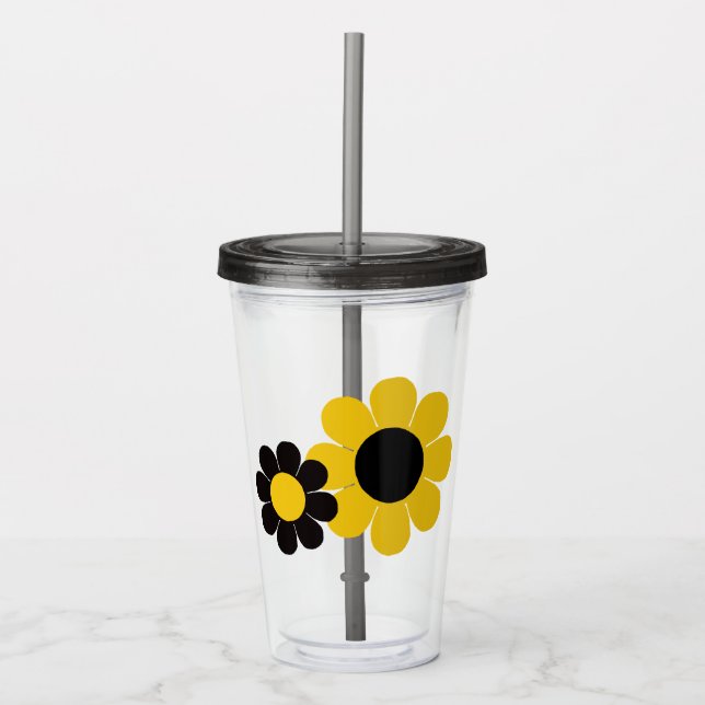 Blume Power Acryltrinkbecher (Vorderseite)