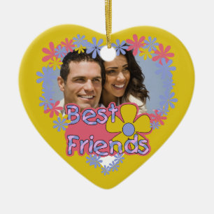 Blume Power Best Friends Foto Keepake Keramik Ornament