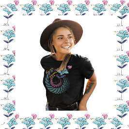 Blume Power Blume und Spirale T-Shirt