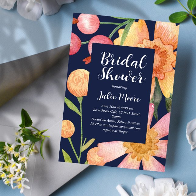 Blume Power Bridal Polterabend Einladung (Von Creator hochgeladen)