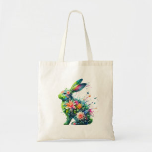 Blume Power Bunny Rabbit Tragetasche