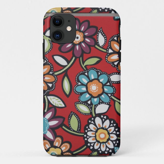 Blume Power Case-Mate iPhone Hülle (Rückseite)