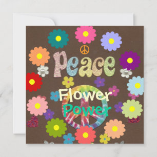 Blume Power der 1960er Jahre