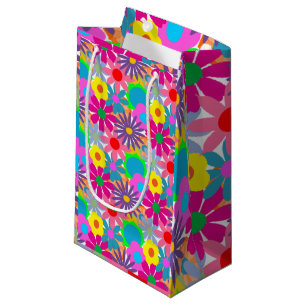 Blume Power der 1970er Jahre Kleine Geschenktüte