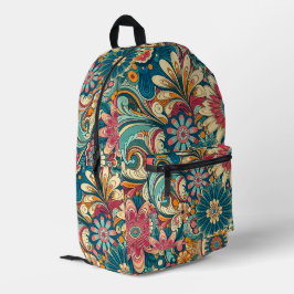 Blume Power Design-Backpack Bedruckter Rucksack