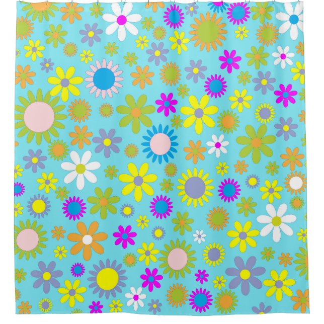 Blume Power Designer Duschvorhänge - Geschenke Duschvorhang (Vorderseite)