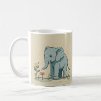 Blume Power Elefant: Naturgärtner Kaffeetasse
