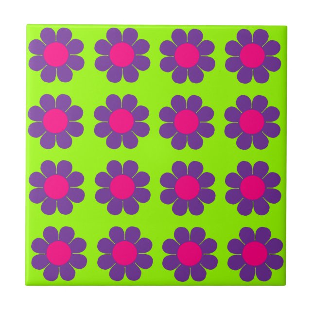 Blume Power Fliese (Vorderseite)