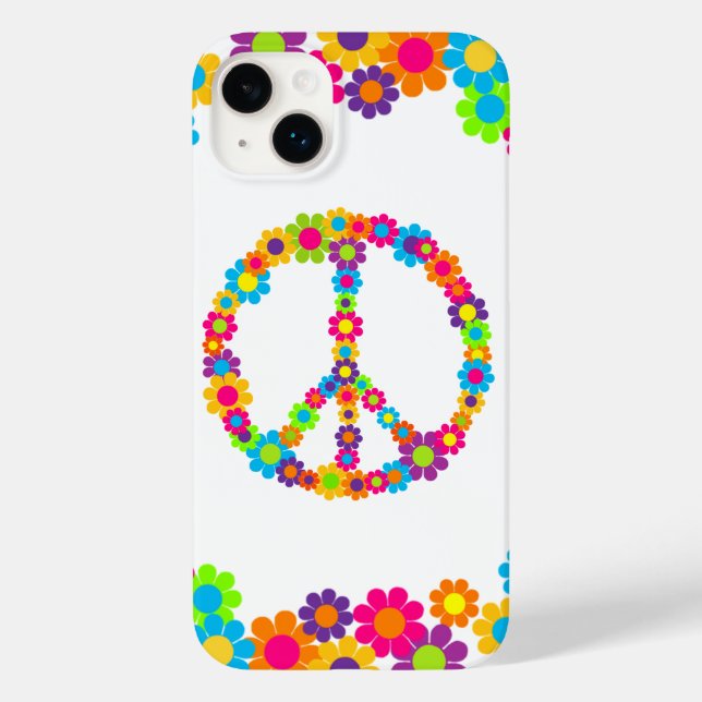 Blume Power Frieden Case-Mate iPhone Hülle (Rückseite)