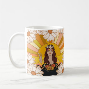 Blume Power Frieden Kaffeetasse