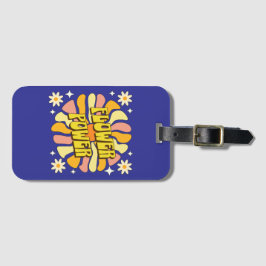 Blume Power Gepäckanhänger