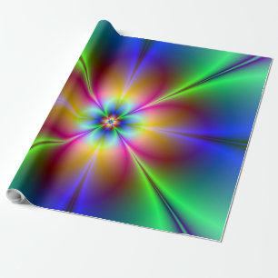 Blume Power Geschenkpapier