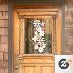 Blume Power Hippie Peace Sign Window Decal Fensteraufkleber