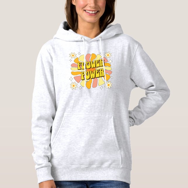 Blume Power Hoodie (Vorderseite)