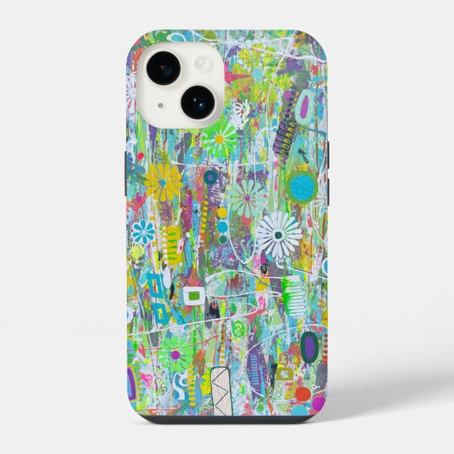 Blume Power iPhone Case Hülle (Rückseite)