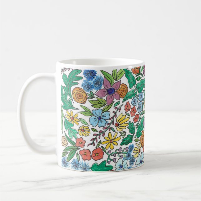 Blume Power Kaffeetasse (Links)