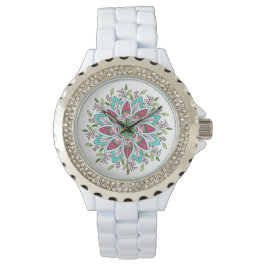 Blume Power Kristall Watch Armbanduhr