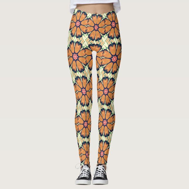 Blume Power Leggings (Vorderseite)