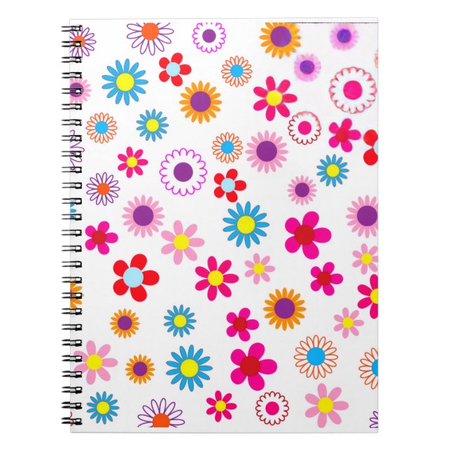 Blume Power Notebook Notizblock (Vorderseite)